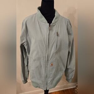 Carhartt Light Blue Utility Bomber Jacket
